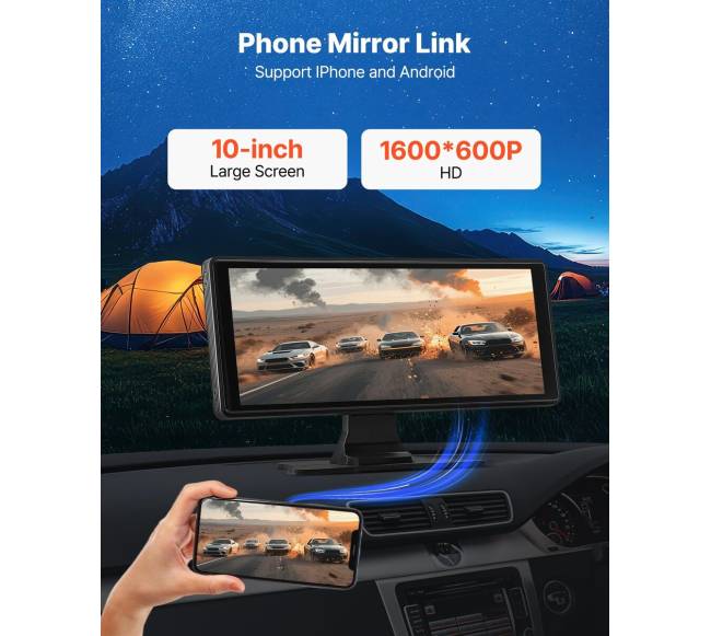 automobilinė „CarPlay“ stereosistema su jutikliniu ekranu5