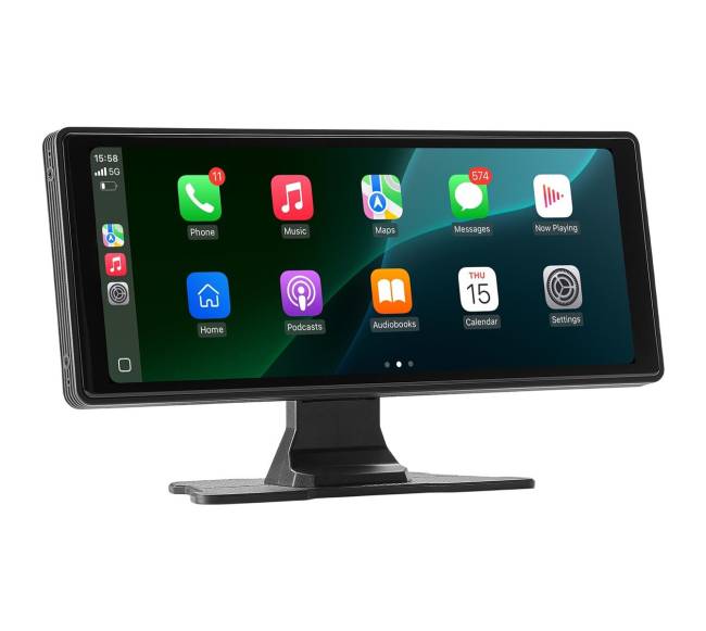 automobilinė „CarPlay“ stereosistema su jutikliniu ekranu8