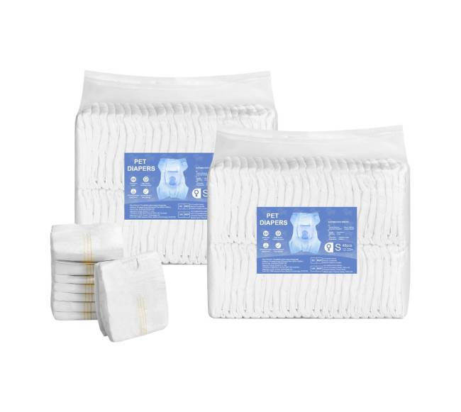 Vienkartinės super sugeriančios sauskelnes mažiems šunims0