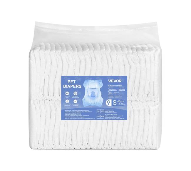 Vienkartinės super sugeriančios sauskelnes mažiems šunims10