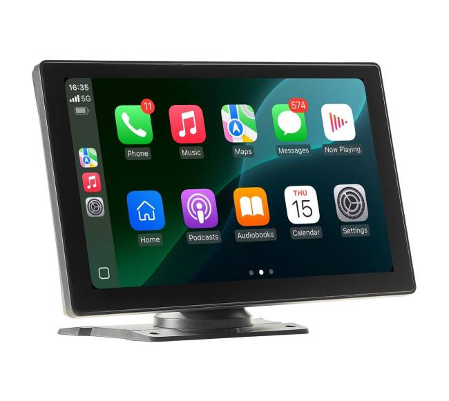 Automobilio stereo radijas su CarPlay ir kamera8