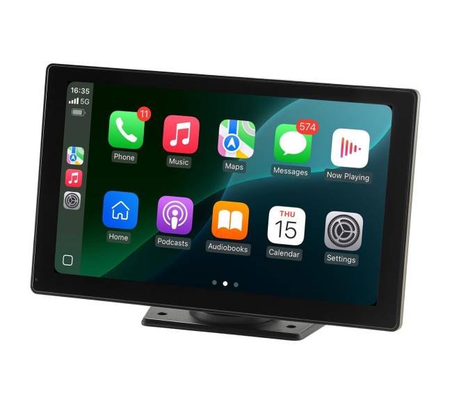 Automobilio stereo radijas su CarPlay ir kamera9