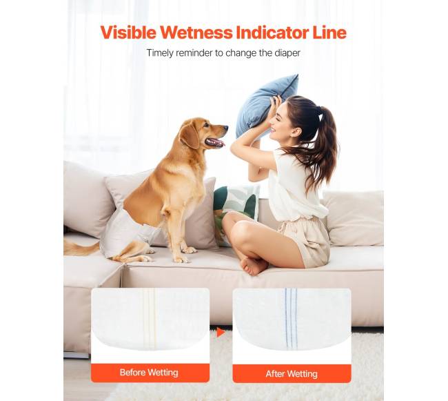 Vienkartinės sauskelnės kalėms M dydžio 144 vnt.5