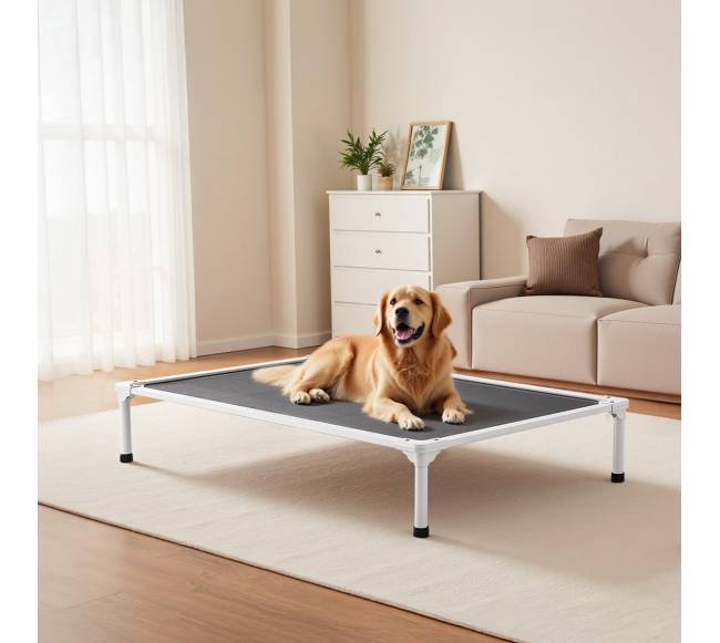 Aukšta lova dideliems šunims su Teksileniniu tinkliuku7