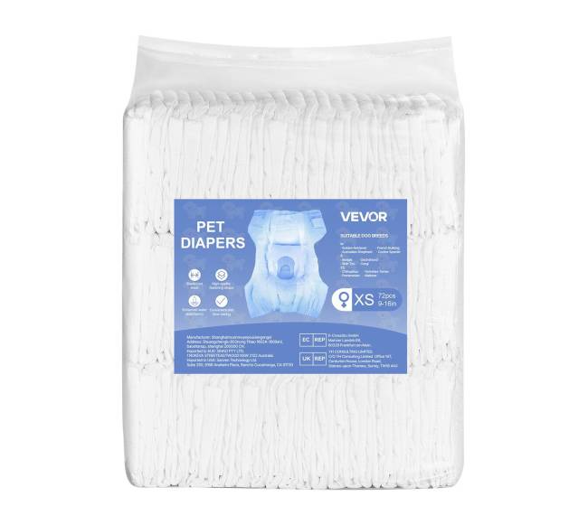 Vienkartinės šunų sauskelnės patelėms10