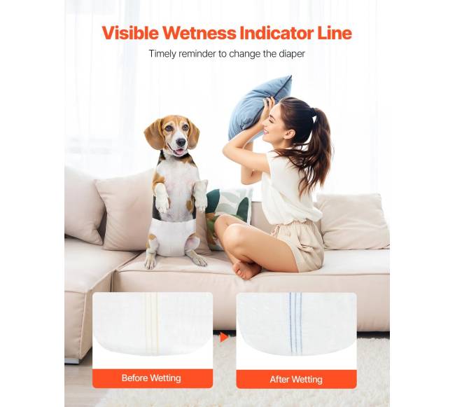 Vienkartinės sauskelkės mažoms kalėms, 144 vnt.5