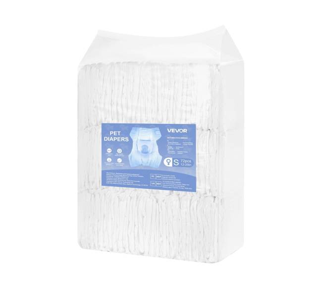 Vienkartinės sauskelkės mažoms kalėms, 144 vnt.8