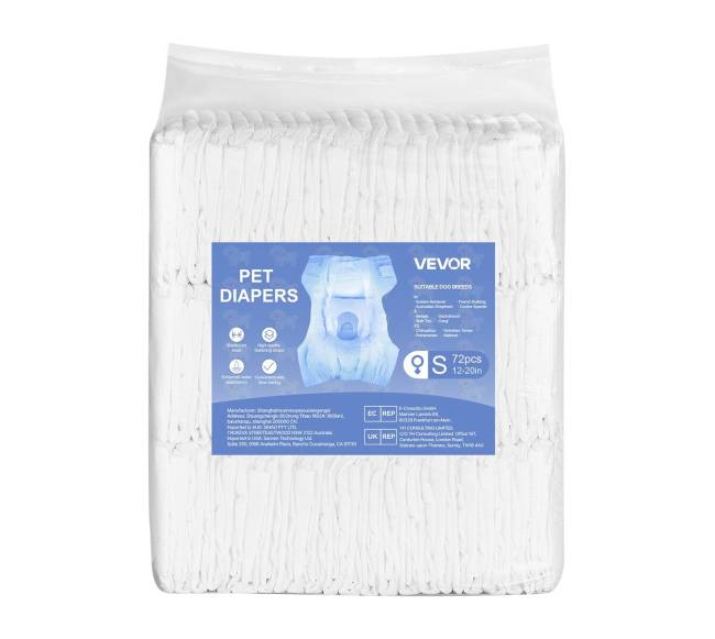 Vienkartinės sauskelkės mažoms kalėms, 144 vnt.10