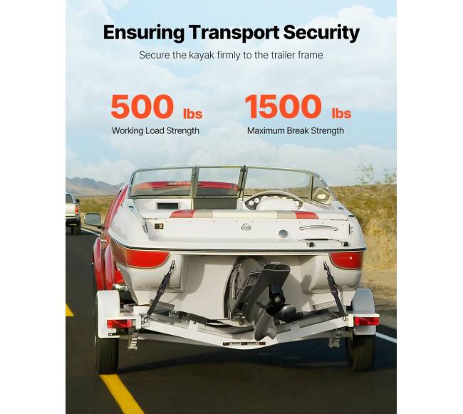 Ištraukiamos sagties diržai 5 cm x 60 cm valtims (2 vnt.)1