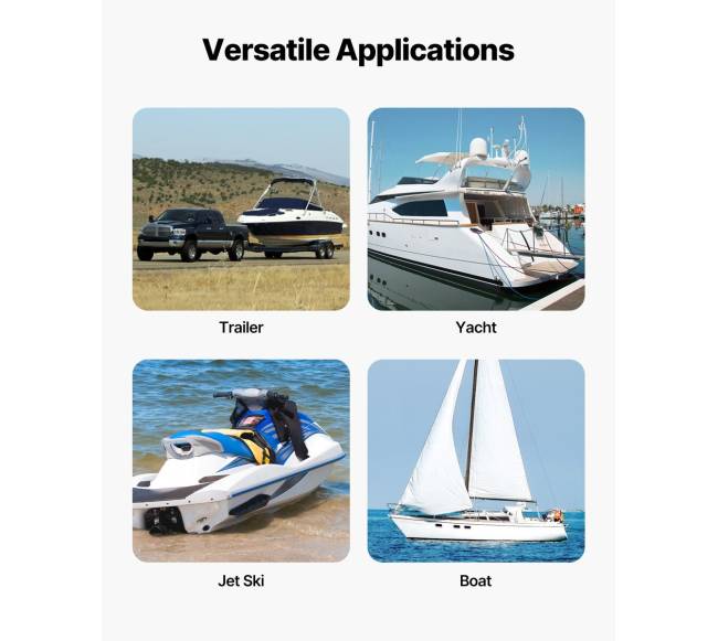 Ištraukiamos sagties diržai 5 cm x 60 cm valtims (2 vnt.)5