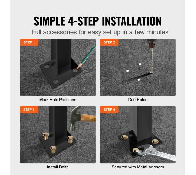 geležinis turėklas su 2 pakopomis3