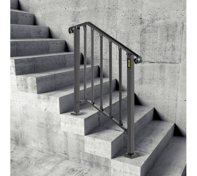 geležinis turėklas su 2 pakopomis7