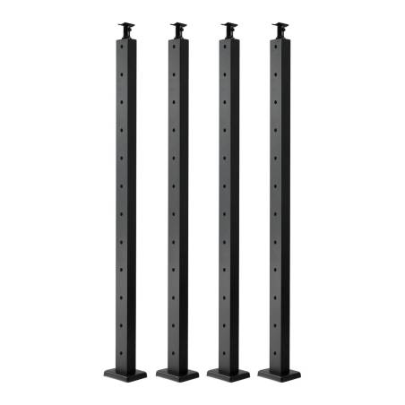 horizontalus kabelių turėklų stulpas 107x2.54x5.08 cm0