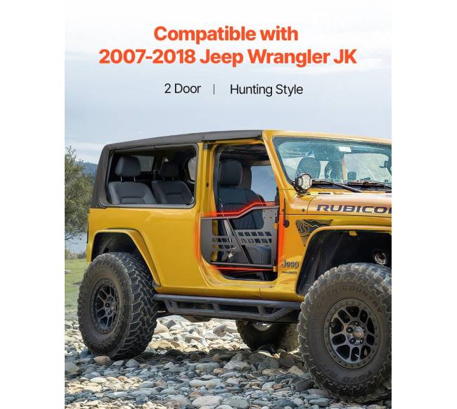 2-duris džipo vamzdinės durys 2007-2018 JK1