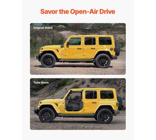 2-duris džipo vamzdinės durys 2007-2018 JK5