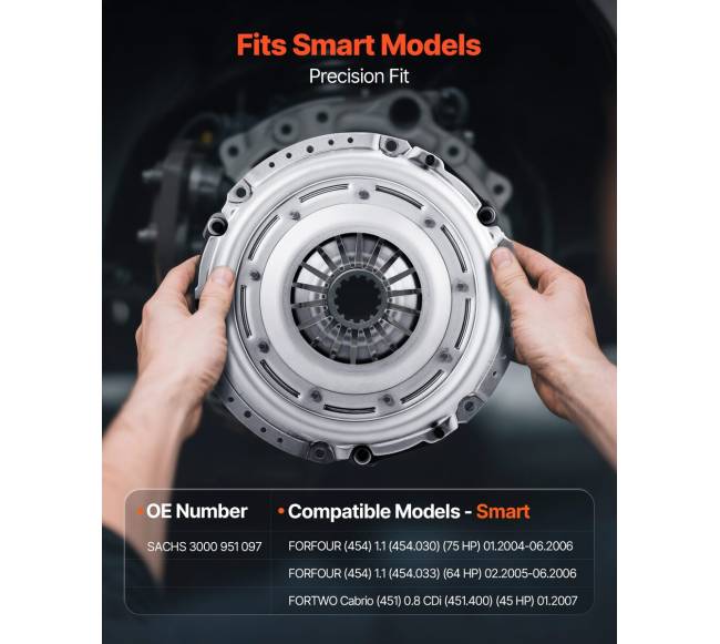 OEM sankabos komplektas Smart automobiliams1