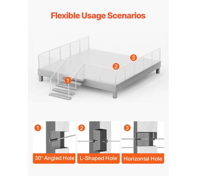 nerūdijančio plieno laiptų turėklų stulpas 91 cm4