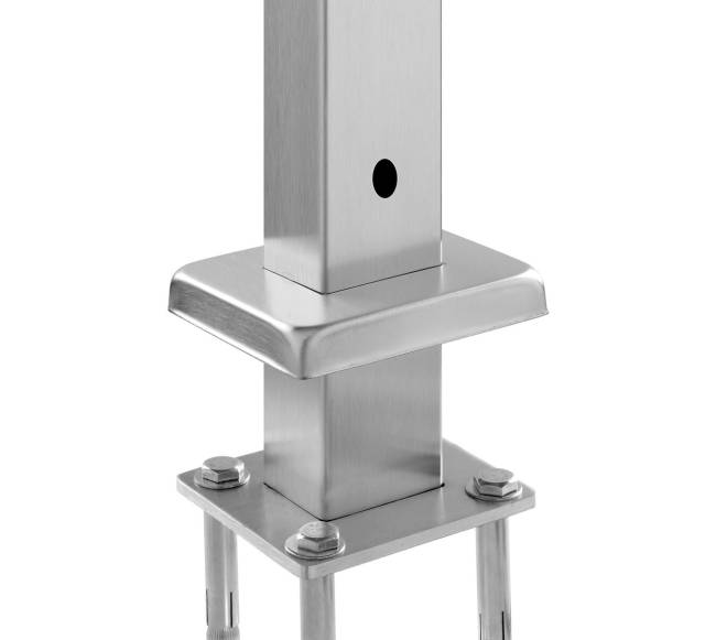 nerūdijančio plieno laiptų turėklų stulpas 91 cm9