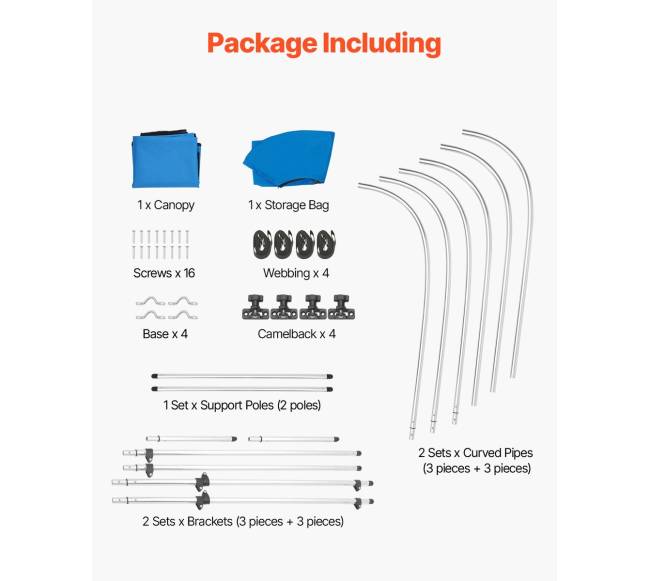 Trijų lankų laivo biminis stogas 6 pėdų6