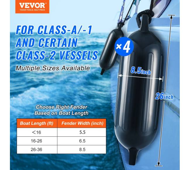 Pripučiami laivo atmušikliai 21,6 x 66 cm, juodi1