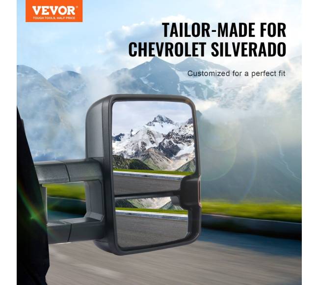 Šildomi vilkties veidrodėliai Chevrolet Silverado1