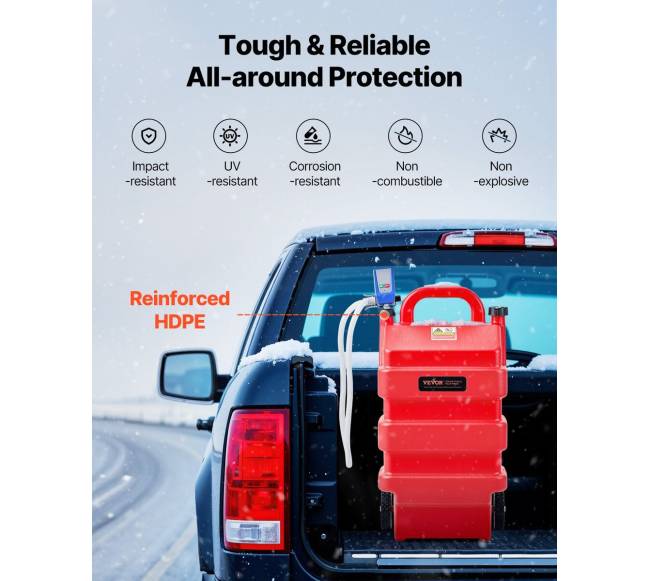 Nešiojama 60 litrų kuro talpykla su elektriniu siurbliu3