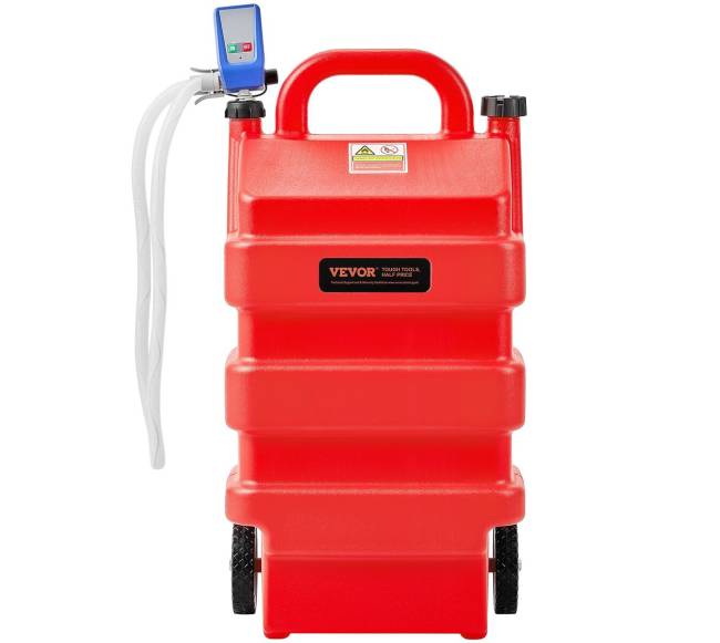 Nešiojama 60 litrų kuro talpykla su elektriniu siurbliu8