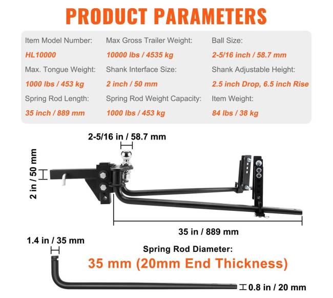 453 kg svorio paskirstymo kabiklis su 58.7 mm kamuoliuku6
