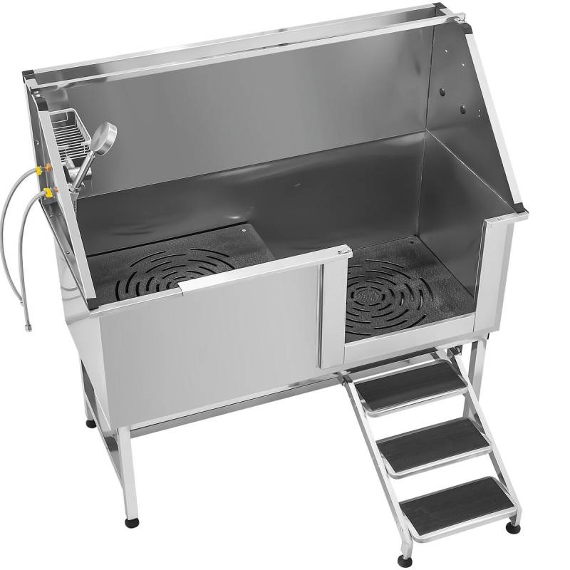 157,5 cm šuns plovimo vonia su laiptais ir filtru0