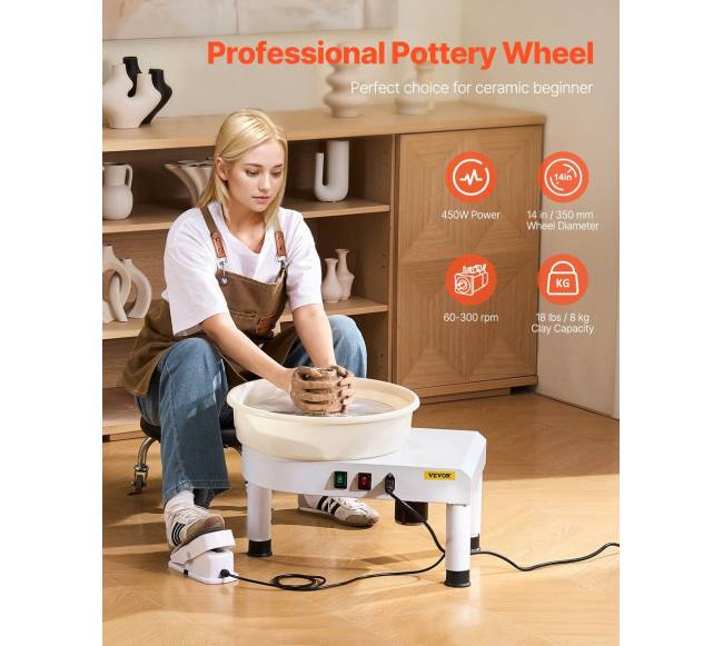 keramikos žiedimo ratas 35 cm, reguliuojamas greitis1