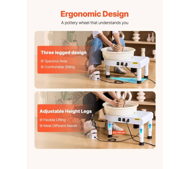 keramikos žiedimo ratas 35 cm, reguliuojamas greitis2