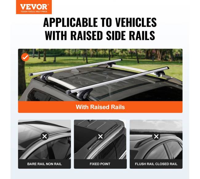 Universalus stogo bagažinės skersinis 132 cm1