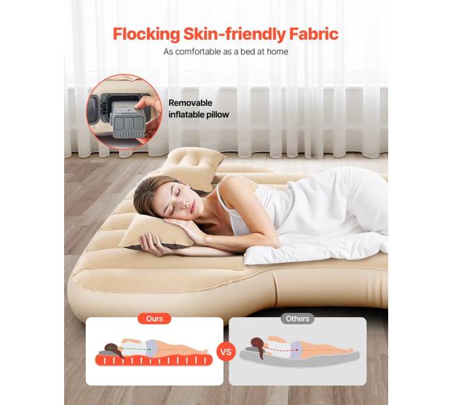 Automobilinė pripučiama čiužinio lova automobiliui3