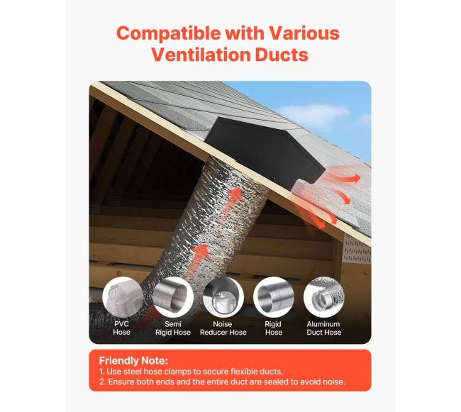 149 mm juodas sieninis ventiliacinis dangtis4