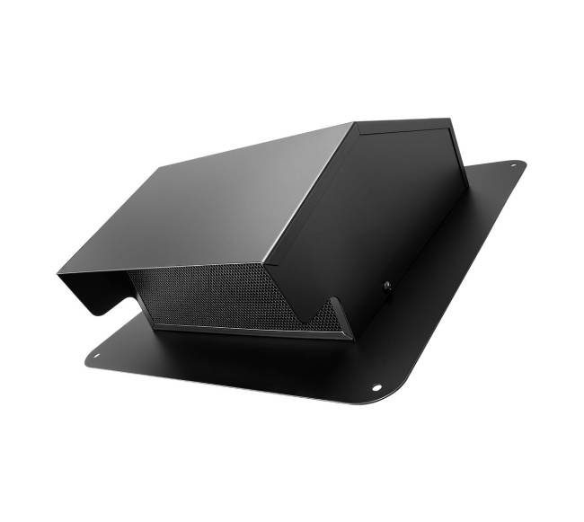 149 mm juodas sieninis ventiliacinis dangtis10