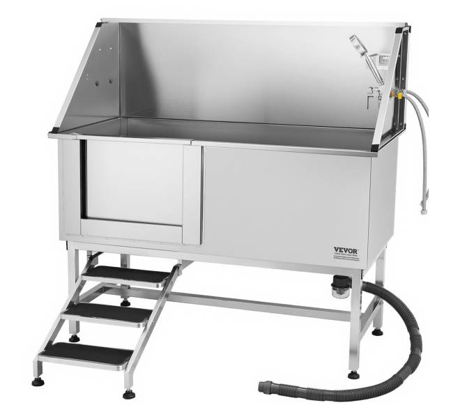 Šunų maudymo vonia su laiptais ir filtru10