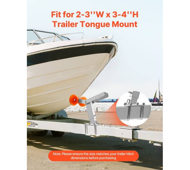 Valties priekabos gervės stovas su reguliuojamu aukščiu2