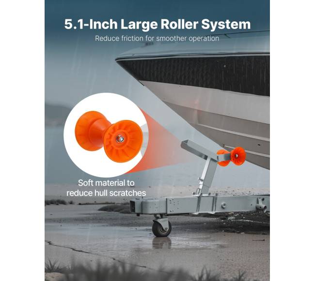 Valties priekabos gervės stovas su reguliuojamu aukščiu3