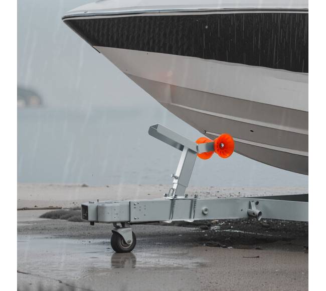 Valties priekabos gervės stovas su reguliuojamu aukščiu7