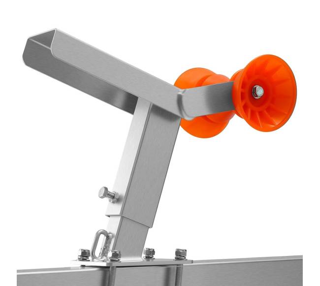 Valties priekabos gervės stovas su reguliuojamu aukščiu9