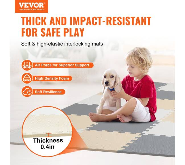 Vaikiška EVA dėlionės grindų plytelės1