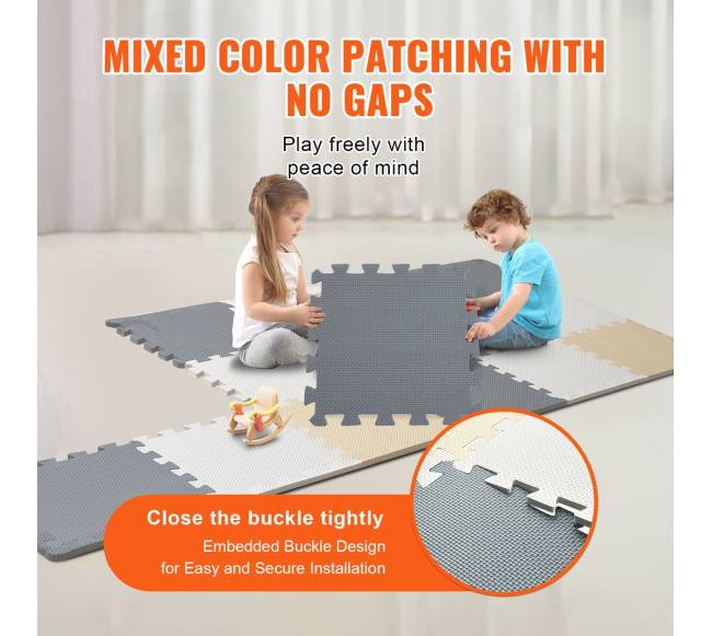 Vaikiška EVA dėlionės grindų plytelės4