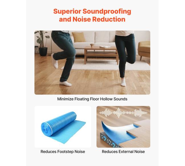 Grindų paklotas 18,6 m² 3mm3