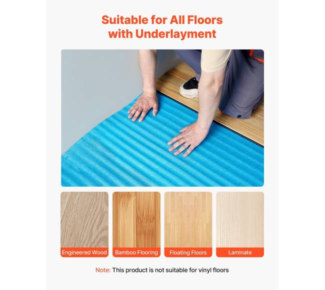 Grindų paklotas 18,6 m² 3mm5