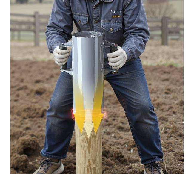 Rankinių tvoros stulpų kaltojas7