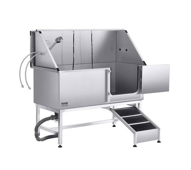 Šuns priežiūros vonia su rampa ir filtru9