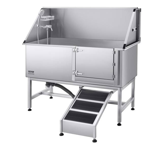 Šuns priežiūros vonia su rampa ir filtru10