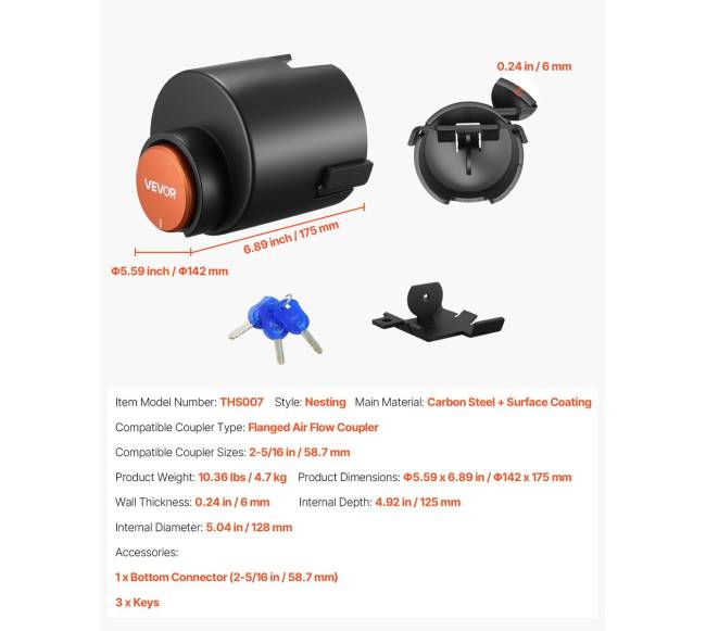 Priekabos jungties spyna 2-516 in jungtims6