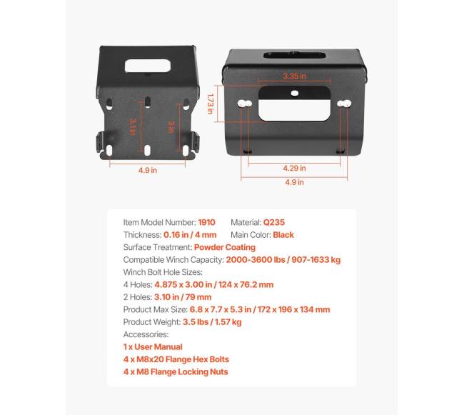 Gervės laikiklis Honda Foreman ir Rancher6