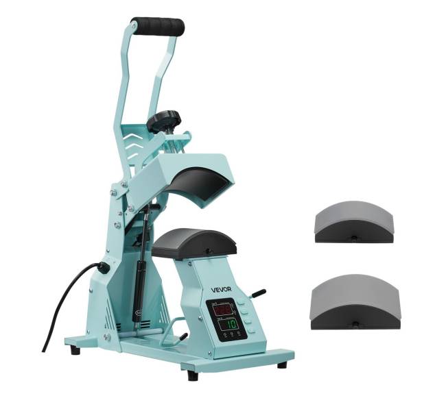 Kepurių karščio presavimo mašina su 2 plokštelėmis8